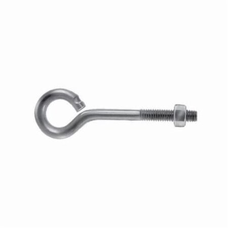 Chicago Hardware Eye Bolt 1/2"-13, 4 in Shank, 18-8 Stainless Steel 07465 0